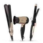 Miss Versatile Styling Set Straightener, Curler & Dryer Gift Combo for Women