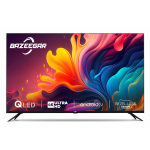 BAZEEGAR 109 cm (43 inches) Infinity Series 4K Ultra HD Smart QLED Android TV (Black)