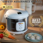 CUCKOO Electric Rice Cooker | 3.5 Litre 10 Cups 1.2 Kg Uncooked Rice Capacity Serves 2-10 People | 700 Watt | Nonstick Ceramic Coated Pot | 8 Hour Kee